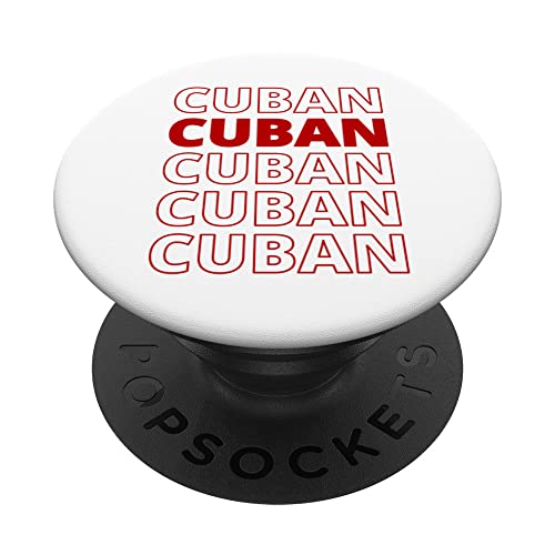 Cuban Heritage Roots Aesthetic Modern Design PopSockets PopGrip Intercambiable