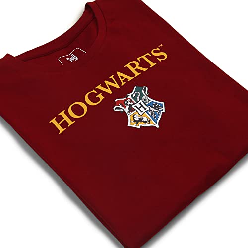 Image of Free Authority Harry Potter Printed Regular Fit Red Cotton Men's T-Shirt