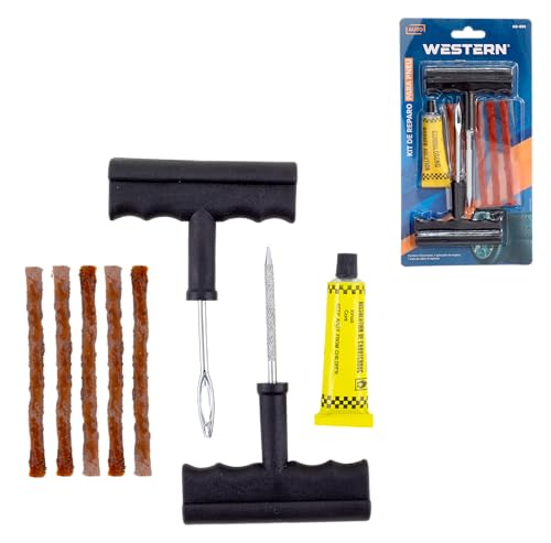 Kit para reparo de pneu com escariador furo carro e moto B