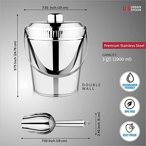 Urban Spoon 8906099694088 Double Wall Ice Bucket thumb #3