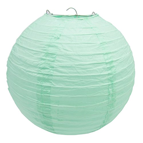 10 Pcs Per Set Peach Paper Lanterns Ball Lampion W 20 teile 6 "-12" Mint grüne Papier Laternen runde lampion for hochzeit fire de mariage hängen diy dekor