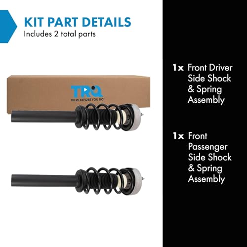 Image of TRQ Front Shock & Spring Assembly Set Compatible with 2014-2018 BMW X5 2015-2019 X6
