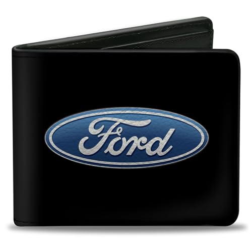 Ford Wallet, Bifold, Ford Oval Logo Centered, Vegan Leather