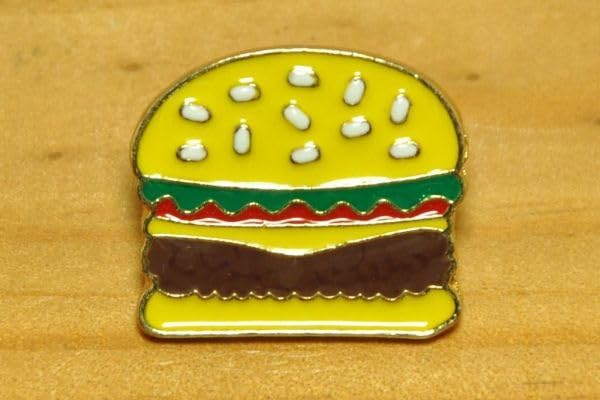 万博 Living Hospitalit ピンバッジ アメリカ館 ハンバーガー 大阪