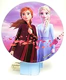 Greenbrier International Disney Frozen II Led Night Light,Plastic - Featuring Elsa and Anna - Enchanted Forrest Edition