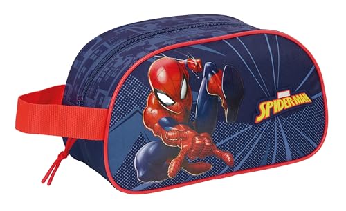 SPIDERMAN - Neceser Escolar Infantil Mediano con Asa, Neceser...