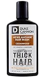 Duke Cannon News Anchor Thick 2-in-1 Hair Wash (Cedar),10 Ounces