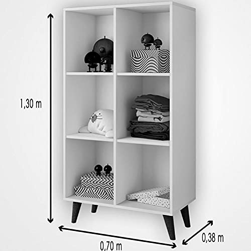 Quarto Infantil com Cama Montessoriana e 2 Estantes Organizadores J&a Móveis Jequitiba