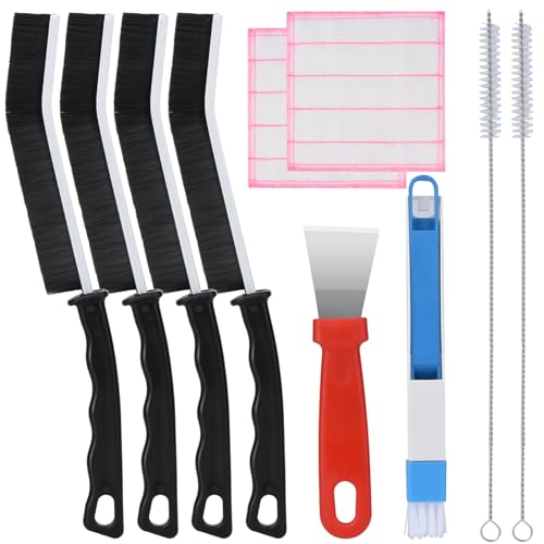 Image of 10 PCS Crevice Cleaning Brush,Multifunctional Gap Cleaning Brush Tool Kits,Hard Bristle Crevice Cleaning Brush,Cleaning Tool Set for Household Bathroom Kitchen Tiles Window Groove
