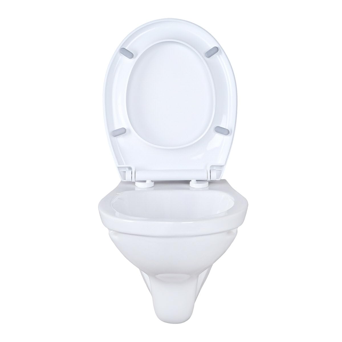 Belvit Hänge WC Komplettset Weiß Tiefspüler
