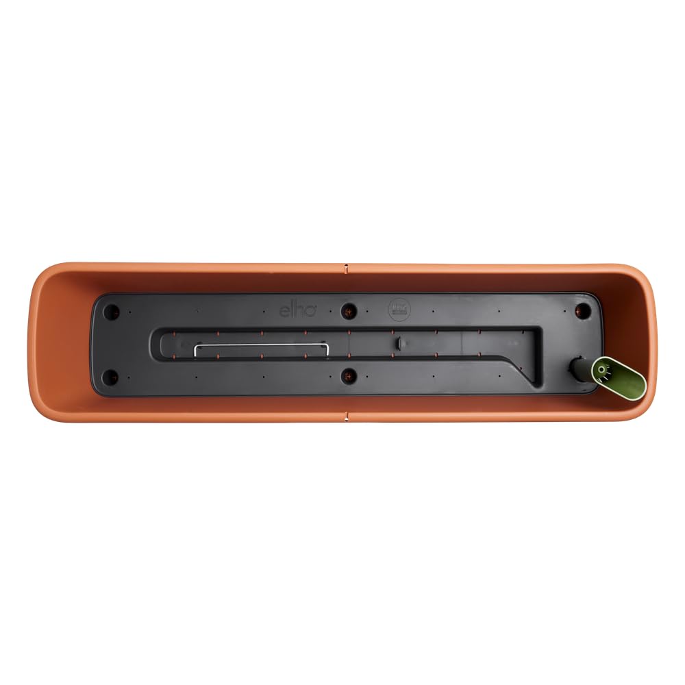 Elho Noa Balcony Trough XL Jardinera - Terra | L 20 x An 78 x A 17.8 cm