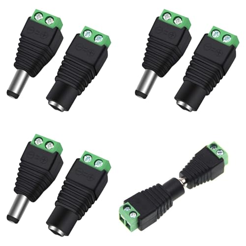 Connettore DC maschio di alimentazione 2,1 mm per cavo Connettore DC maschio di alimentazione 2,1 mm per cavo
