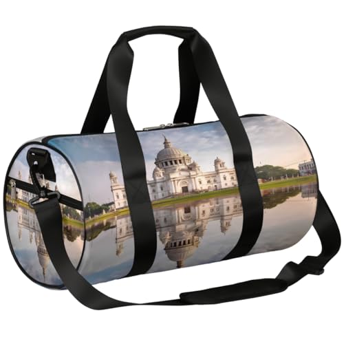 Borsone con scomparto per scarpe impermeabile zaino da viaggio per fitness palestra fine settimana Casa Bianca