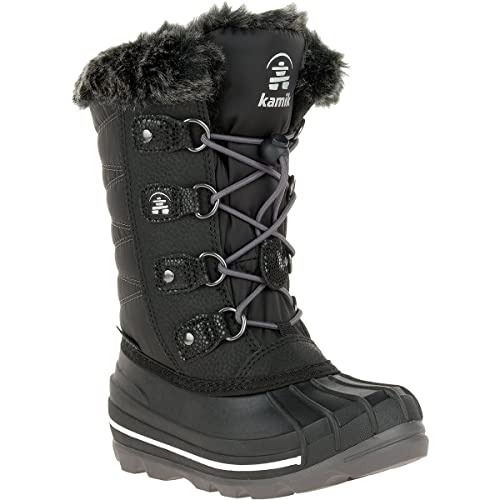 Kamik Kids' Frostylake Winter Boots Black 32