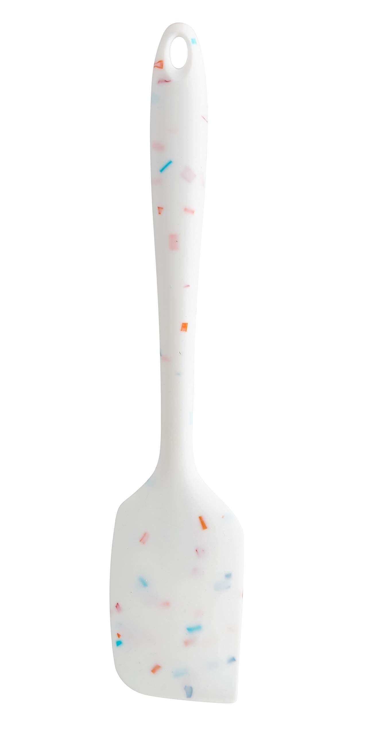 Trudeau - Silikon-Pfannenwender, Confetti, einteilig, Gesamtlänge: 28 cm, kratzfest, hitzebeständig bis 220 °C, spülmaschinenfest.