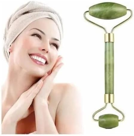 Massageador Facial Roller Pedra Jade Anti Estresse e Rugas Massoterapia - CompleteStore®