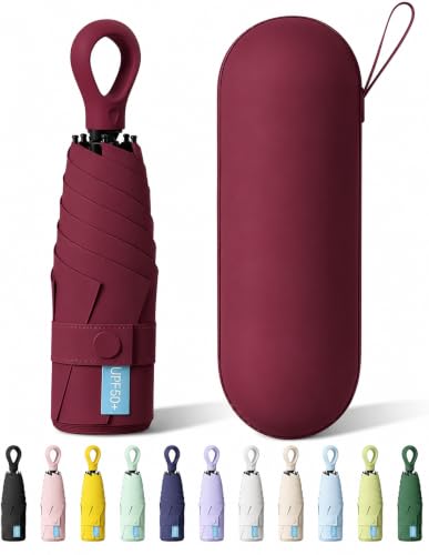 Image of Umbrella for Women | Umbrellas for Men | UV Coated 3 Fold Umbrella for Rain with Auto Open and Close Small Printed Folding Travel-Foldable Windshield