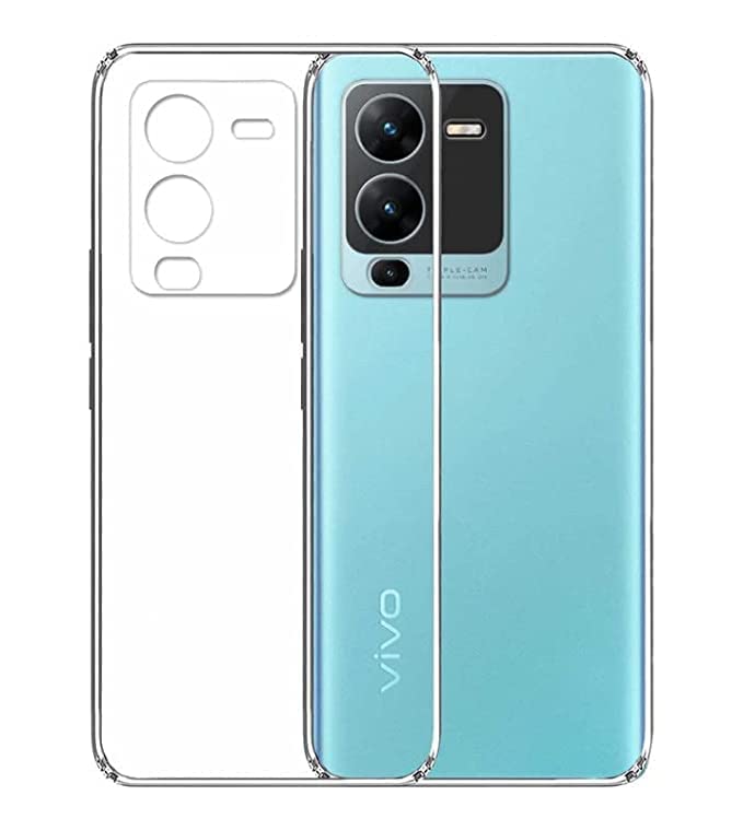 Dashmesh Shopping Back Cover for Vivo V25 Pro (Silicon | Transparent |Soft Flexible| Camera Protection (Transparent) (B0BY76R8F1) Amazon Price History, Amazon Price Tracker