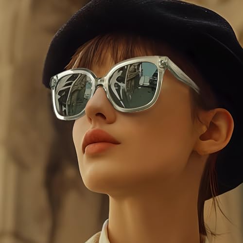ZENOTTIC Polarized Sunglasses Women Trendy: Square Designer Acetate Sun Glasses - Retro Shades for Vacation UV400 Protection2