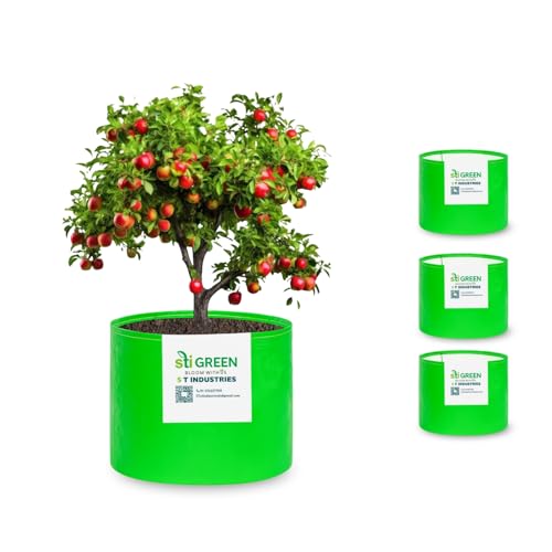 Image of HDPE Grow Bags 24X24 Inch (Pack of 4) | 260 GSM Plant Grow Bags UV-Protected Garden Bag | Growbags for Plants Terrace Gardening | Heavy Duty Plant Bag