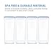Vtopmart Extra Large Tall Airtight Food Storage Containers 4 Pieces 5.9qt / 6.5L-Plastic PBA Free Kitchen Pantry Canister for Spaghetti, Flour and Baking Supplies - Include 24 Labels, Blue