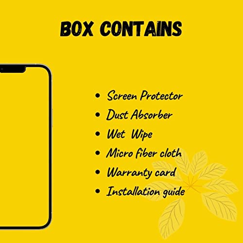 Image of Compitable with poco Tempered Glass [with warranty] screen protector guard Full Edge to Edge 9H Full Glue FHD with Easy Installation kit - Pack of 1 (Poco C51)