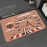 Super absorption d'eau : les petits trous intenses sur la mousse à mémoire de forme plus épaisse aident à renvoyer les tapis, conduisent également le flux d'air à travers la surface, absorbent l'eau rapidement et la distribuent plus rapidement. Gardez votre salle de bain loin de l'eau et gardez-la propre tous les jours.