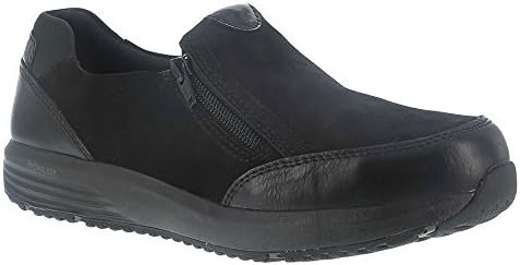 Rockport Work Womens Trustride Work Safety Toe Slip-On Oxford, Black , 9 Wide | Image 2