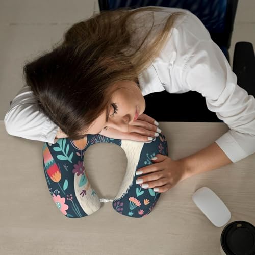 Almohada de espuma viscoelástica para cuello tamaño U miniatura 7