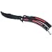 Coltello A Farfalla, Sport Cross Fire Go Coltello, Non nitida (Nero)