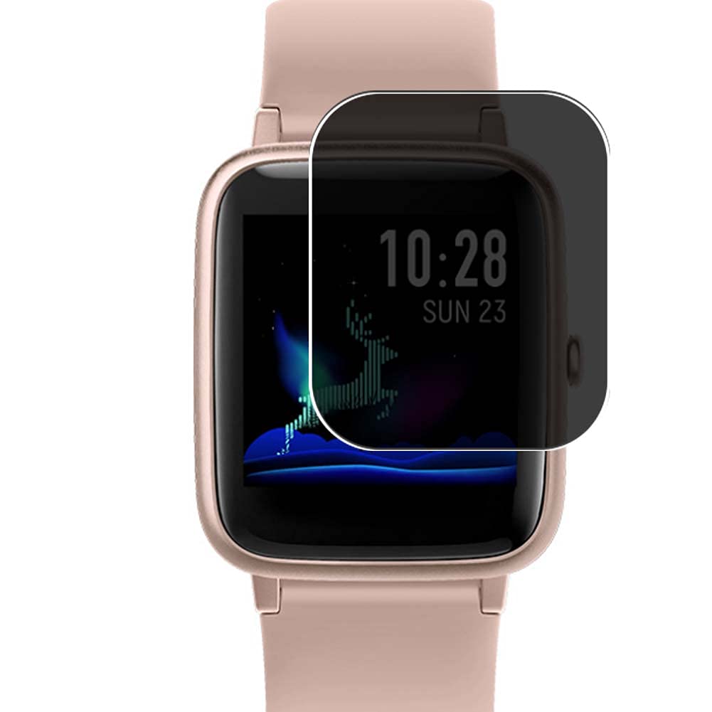 VaxsonPrivacy Screen Protector, compatible with AIKELA GBAuto ID205L 1.3" Smart Watch Smartwatch, Anti Spy Film Guard [ Not Tempered Glass ] Privacy Filter