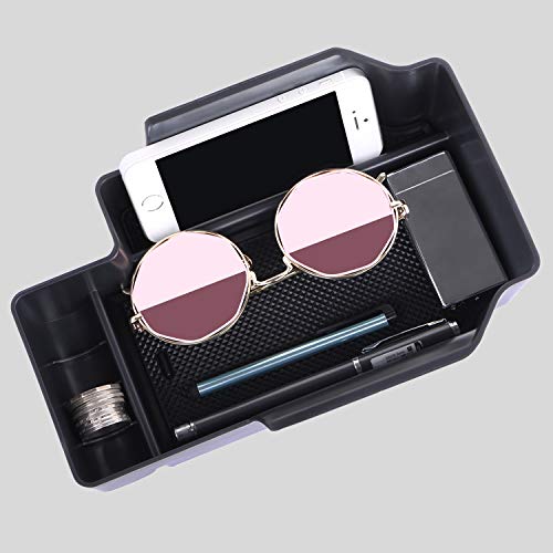 JDMCAR for Chevy Colorado/GMC Canyon Center Console Tray (2015-2019), Armrest Box Secondary Storage