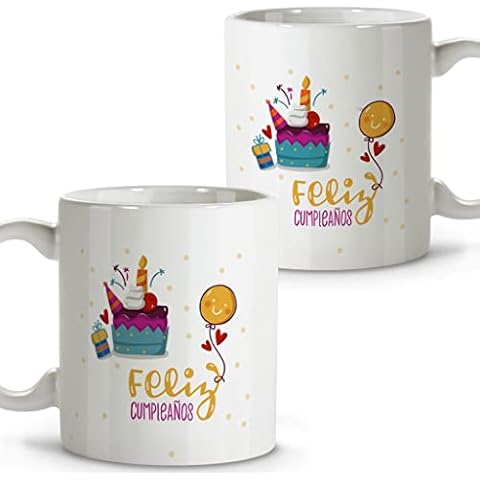 LolaPix Regalo Amiga Cumpleaños Taza Cerámica Cover