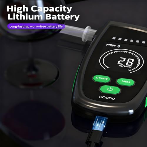 Alcoolmètre de voiture rechargeable avec écran LCD pour un contrôle rapide - 7