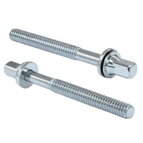 Piutouyar 12 Pcs Drum Tight Screw Tension Rods, M5 x 50 mm