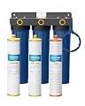 Waterdrop WHF3E-SKH 3-Stage Whole House Water Filter System,with Heavy Metal and Anti-Scale Sediment Filter, Highly Reduce Scale,Lead, Chlorine,Taste,5 Micron,1" Inlet/Outlet,20 x 4.5