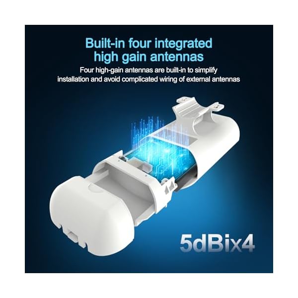 2025 Outdoor WiFi Extender，IP65 Weatherproof，WiFi Booster and Signal Amplifier，Outdoor WiFi Extender for Farm，Courtyard，Factory，Campsite - Image 7