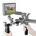 NICEYRIG Lens Handle Kit with 15mm Rod Clamp, 12’’ Long Rod for Video Camera Shoulder Rig Support System