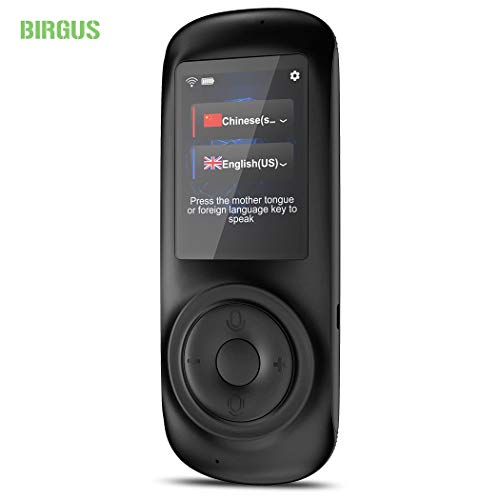 Birgus Voice Translator Device Smart Language Interpreters Device with 2.4inch Capacitive Touch Screen