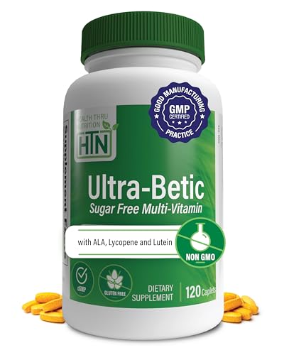 Health Thru Nutrition Ultra-Betic Multivitamin 120 Count | Supports Nerve, Vision, Energy | with