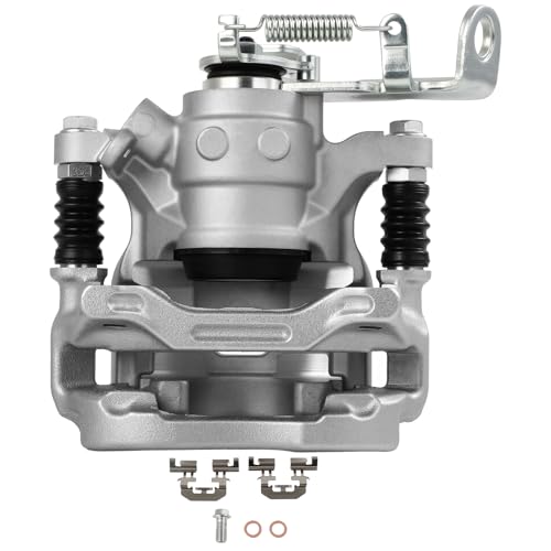 Image of SCITOO 19B7155 Rear Left Disc Brake Caliper w /Bracket Fit For Mazda For 3 2014-2016,For Mazda For 3 Sport 2014-2016, Single Piston