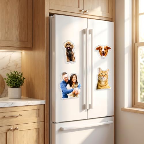 Imán de Foto Personalizado de Acrílico para Refrigerador miniatura 6