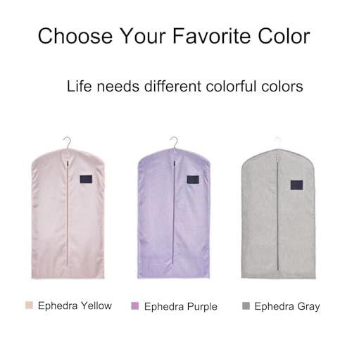 Garment Bags Waterproof Dust-Proof Clothes Cover for Hanging with Zipper for Coats, Jackets, Shirts, Down Jackets(Gray,150x58cm/59x23in) 7