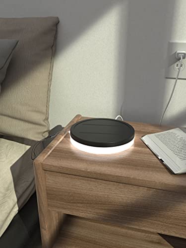 NBHANYUAN Lighting HY30WLRR USB-Aufladung und dimmbarer Ladeanschluss Touch Tischlampe, Schwarz Cover