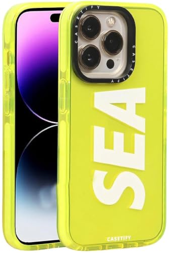 Image of for iPhone 15 Pro Max SEA Case Transparent, Grip Case Silicon Slim Fit Shock-Absorbing TPU Bumper & Anti-Yellowing Clear Protective Back Cover for iPhone 15 Pro Max (Yellow, 01)
