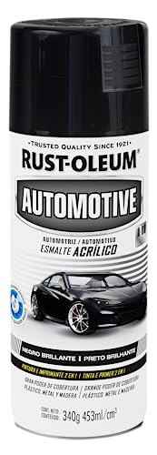 Pintura, Automotive Parts and Accessories Automotive Pintura en aerosol - Esmalte Acrílico para autos (Negro Brillante)