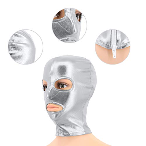 Image of Metallic Cycling Face Neck Mask Hat Ultra Balaclava Hood