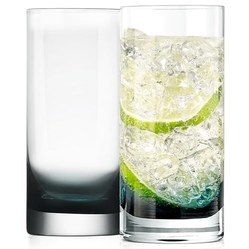 NutriChef 12.5oz Highball Drinking Glasses