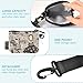 Gothic Black Halloween Doll Pumpkin Unique Women's Dual Wallets Business Card Cases Mini Fashion Business Card Holder with Keychain for Woman 2 Pcs