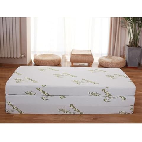 4FT6 Portable Tri Fold Mattress Double Cover